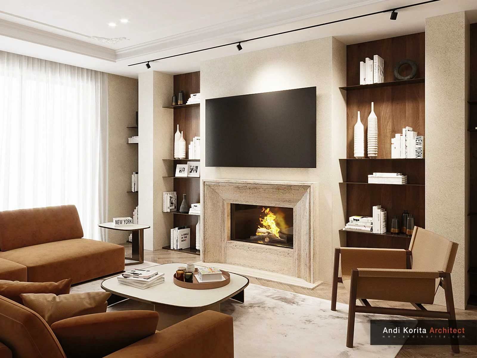 modern villa interior design